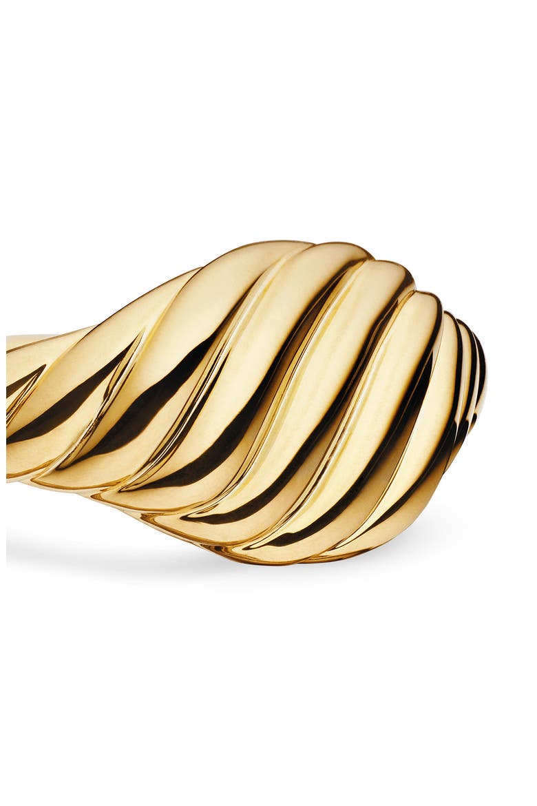 Sculpted Cable Pinky Ring in 18K Yellow Gold, Alternate, color, 18K YELLOW GOLD
