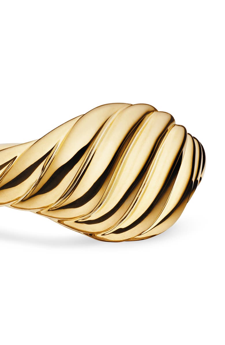 David Yurman Sculpted Cable Pinky Ring in 18K Yellow Gold, Alternate, color, 