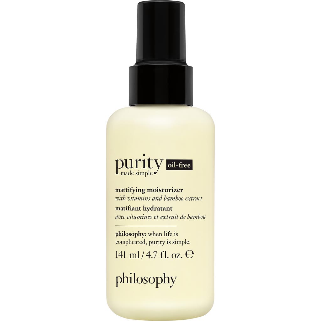 philosophy purity made simply mattifying moisturizer  product