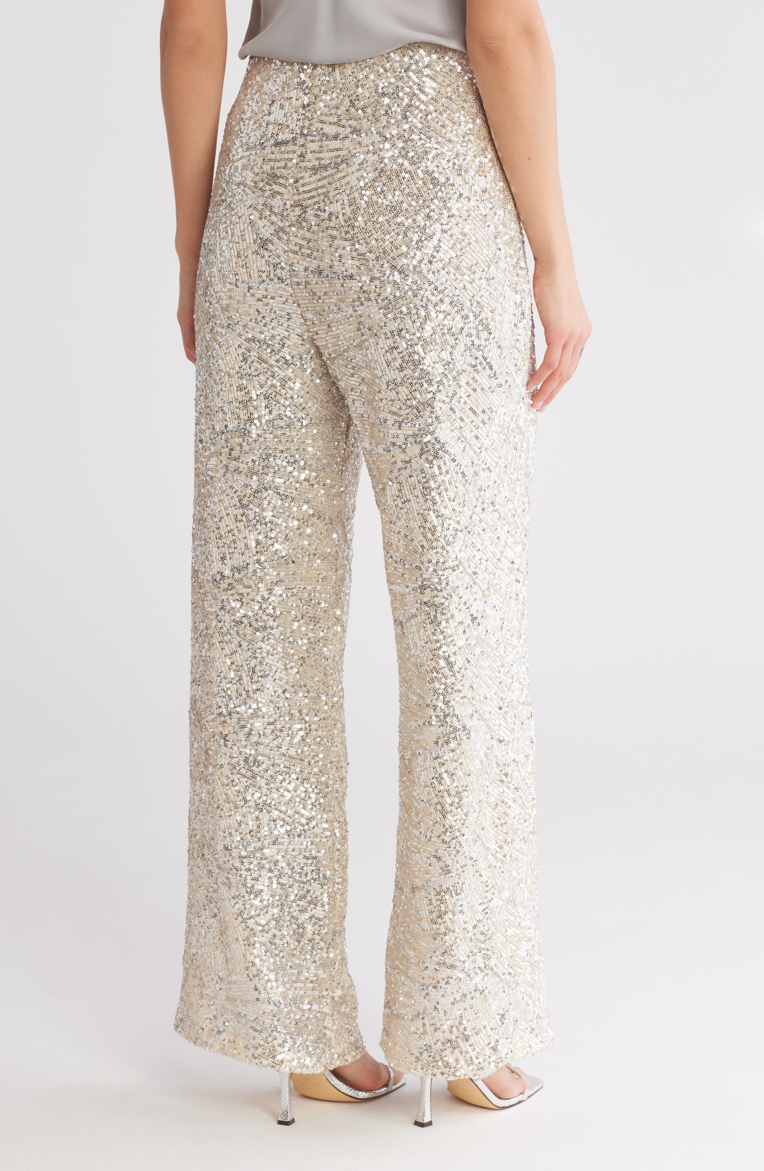 Sequin Wide Leg Pants - image 2