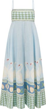 SMWR. By The Somewhere Co Swan Lake Maxi Dress