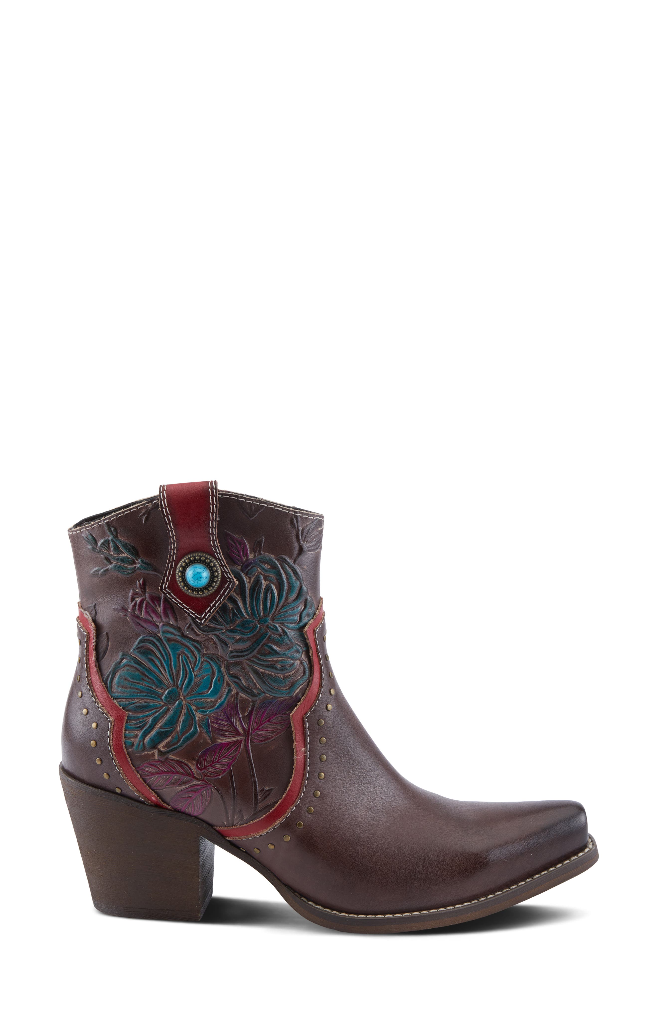 L'Artiste by Spring Step Rebamac Western Boot, Alternate, color, Chocolate Brown