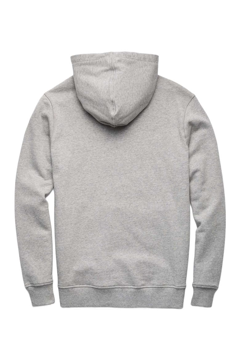 Marine French Terry Hoodie, Alternate, color, Heather Grey