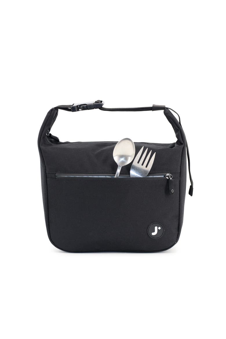 Lane Insulated Lunch Bag with Adjustable Clip-Strap, Alternate, color, Black