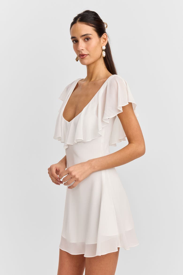 Aurora Mini Dress, Alternate, color, Ivory