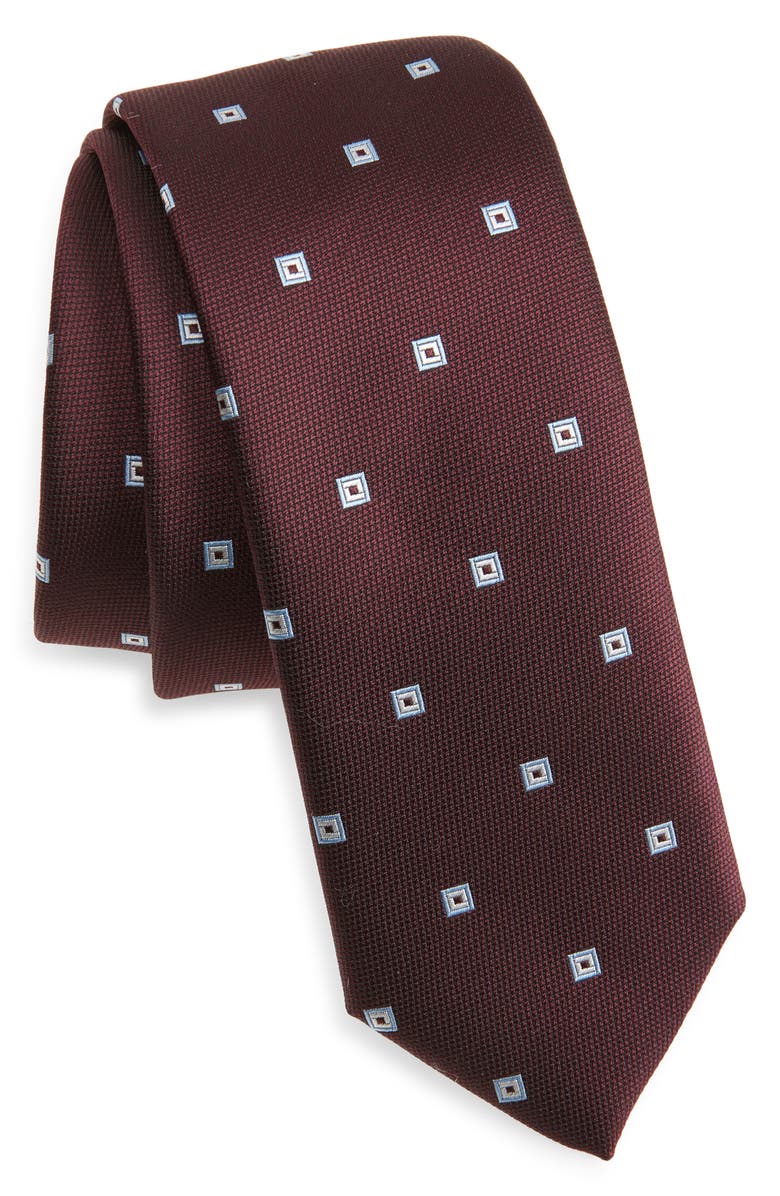 BOSS Bico Tie, Main, color, Dark Red