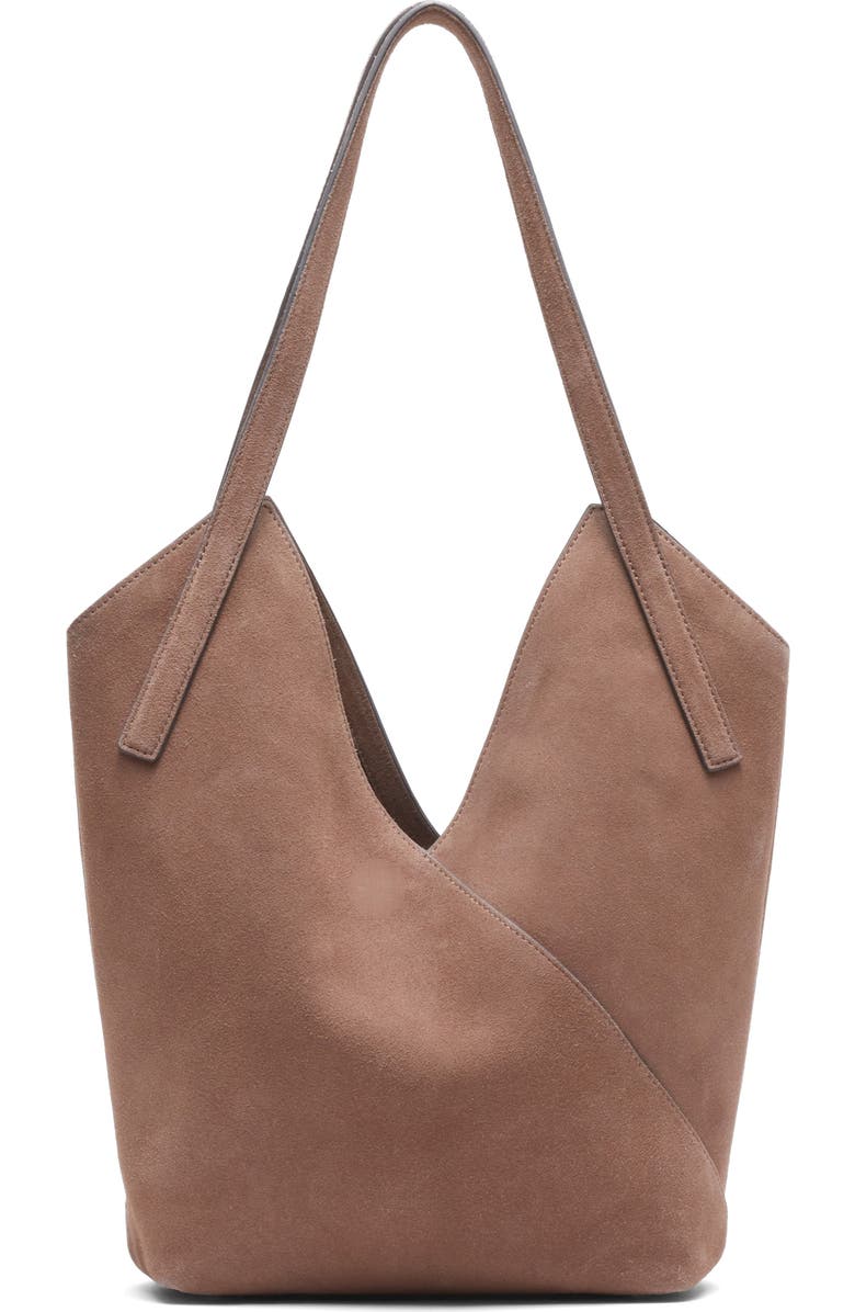 rag & bone Small Alix Carryall Suede Tote, Alternate, color, Cly