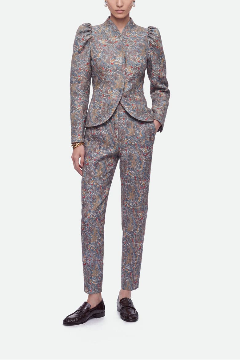Stand Collar Jacket, Alternate, color, Yellow