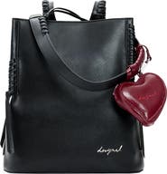 Desigual Medium Faux Leather Backpack