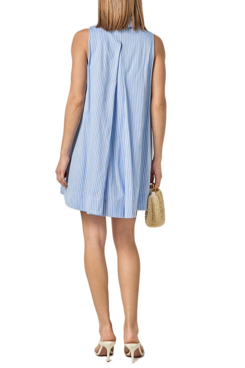 Stripe A-Line Minidress, Alternate, color, POWDER BLUE