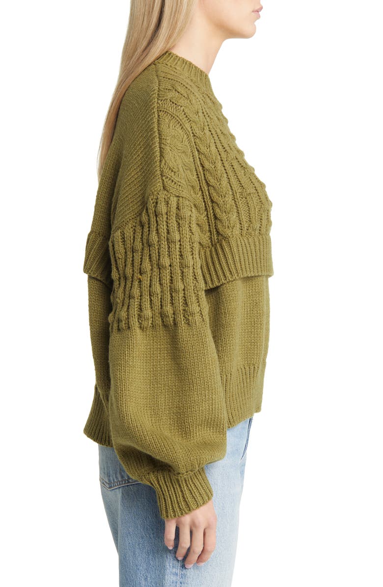 AWARE by VERO MODA Alexandra Crewneck Sweater, Alternate, color,