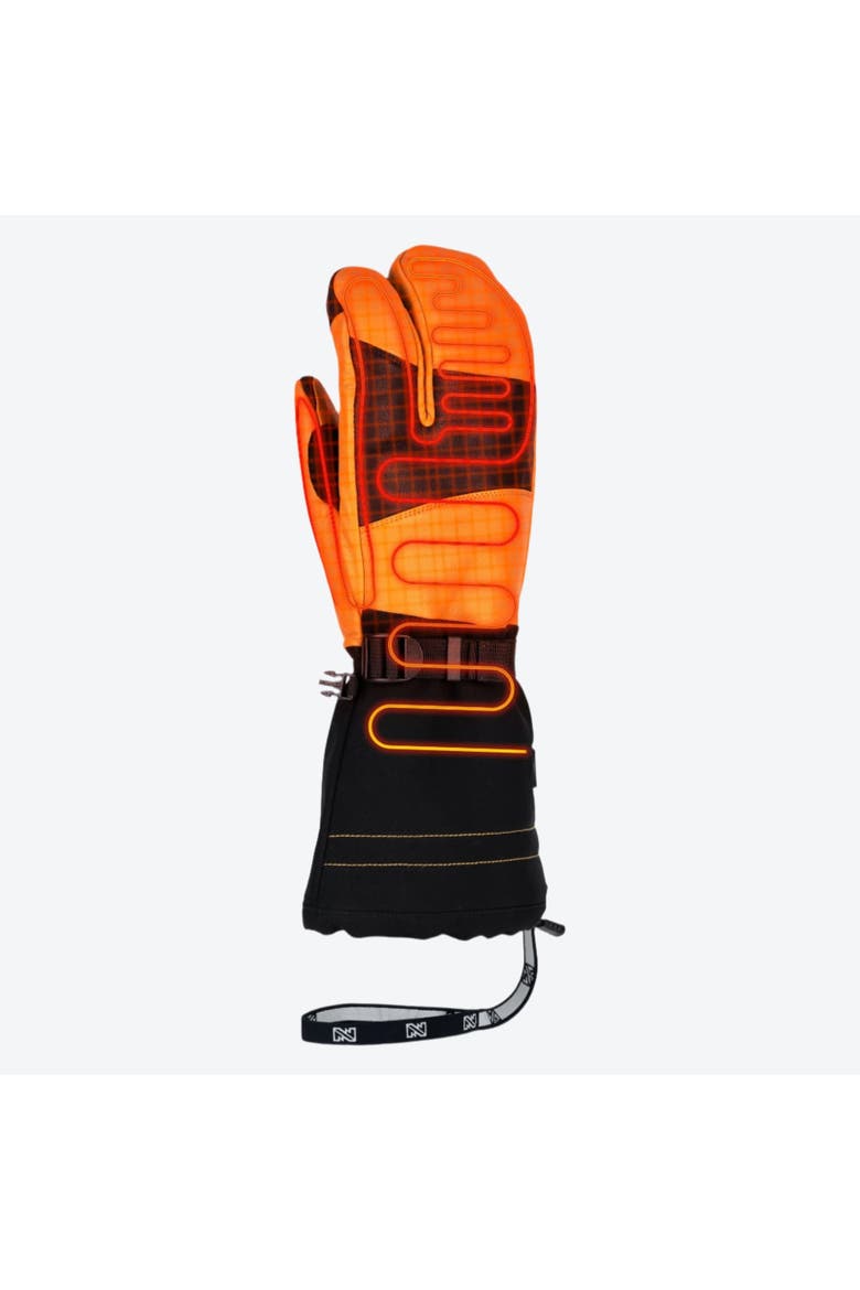 Alta Hybrid Waterproof Heated Snow Mitten, Alternate, color, Tan