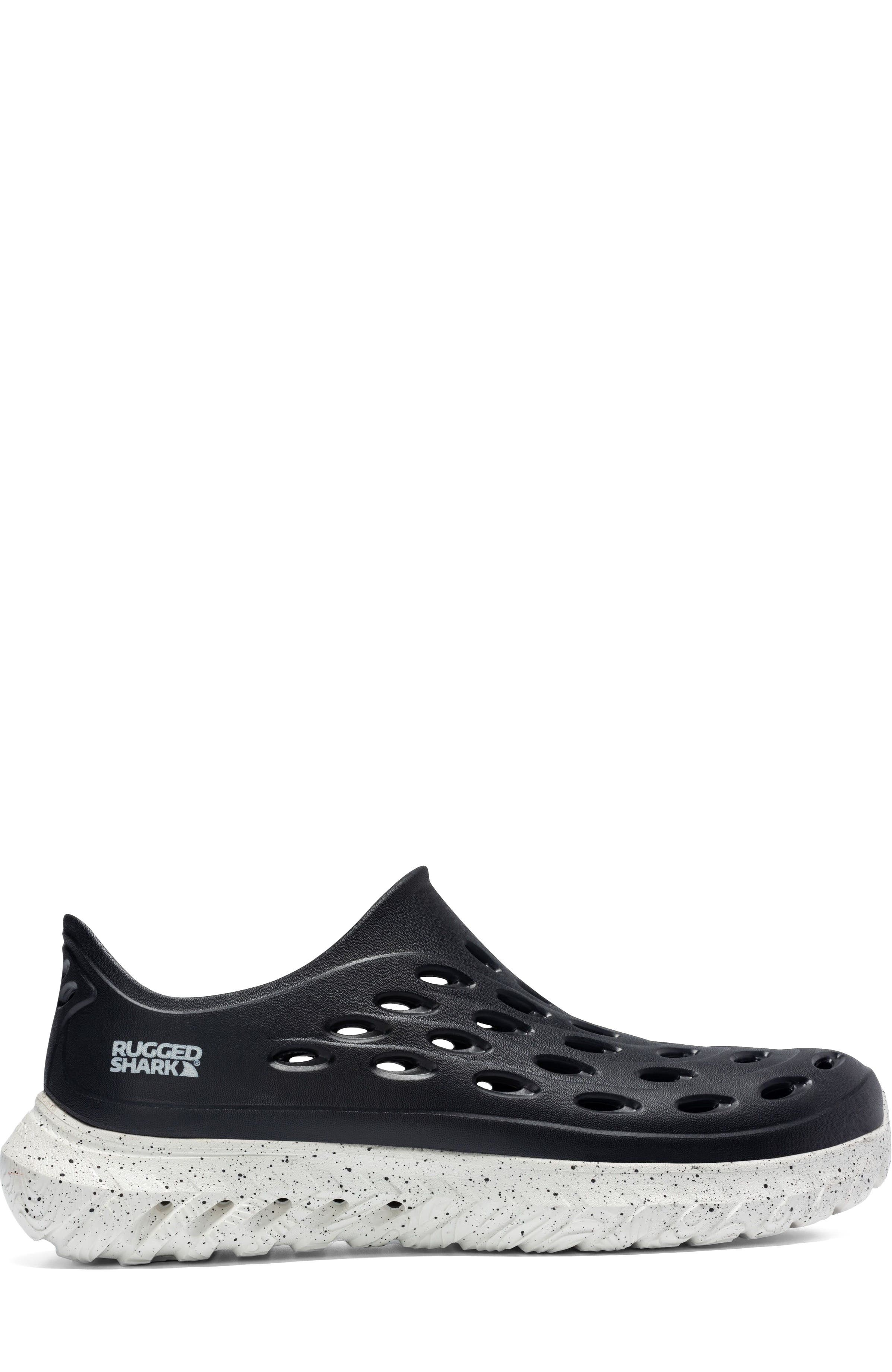 RUGGED SHARK Mens Rift Slip-On Water Shoes, Main, color, Black