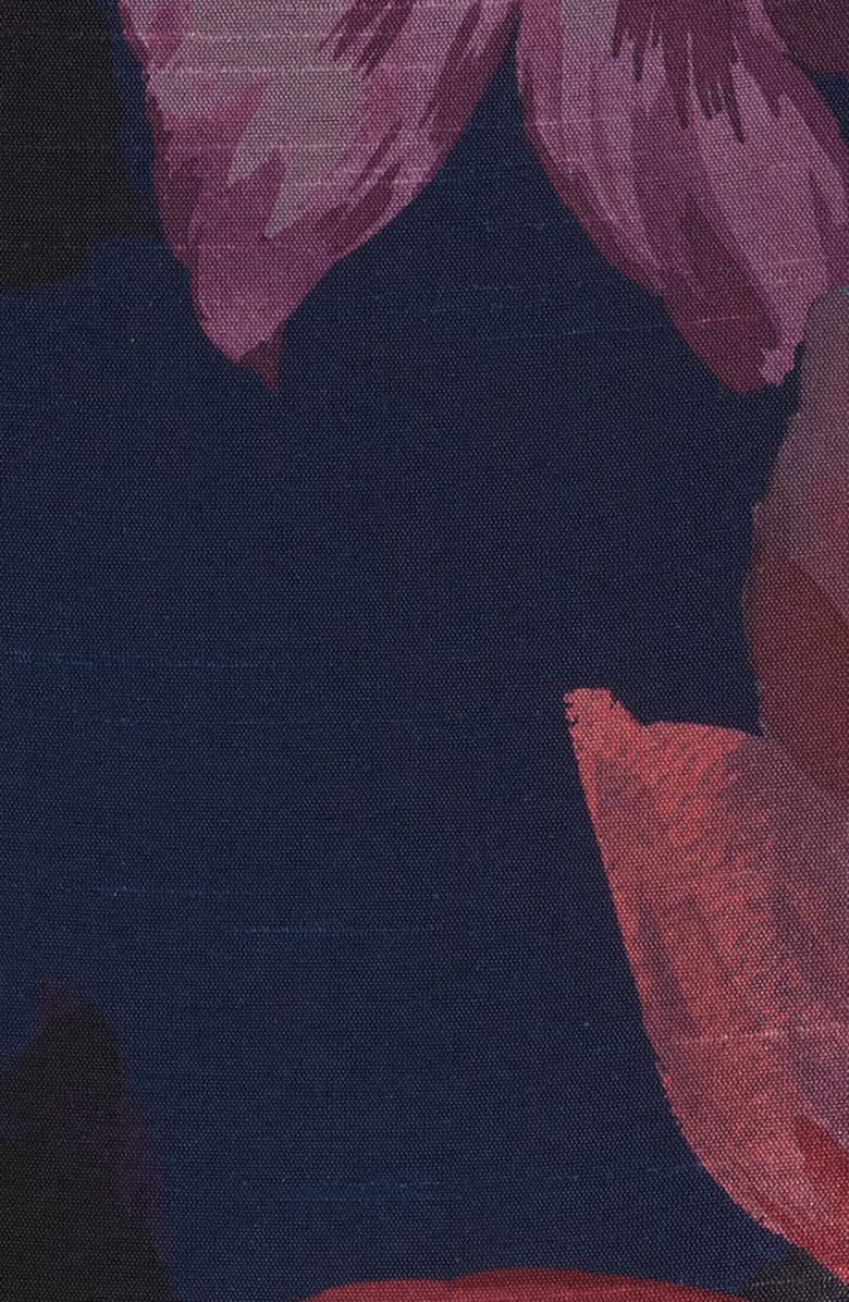 Hutch Luna Floral Print Sleeveless Dress, Alternate, color, Navy Vintage Upholstery Floral