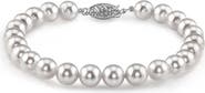 The Pearl Source 5.5-6.0mm Akoya White Pearl Bracelet