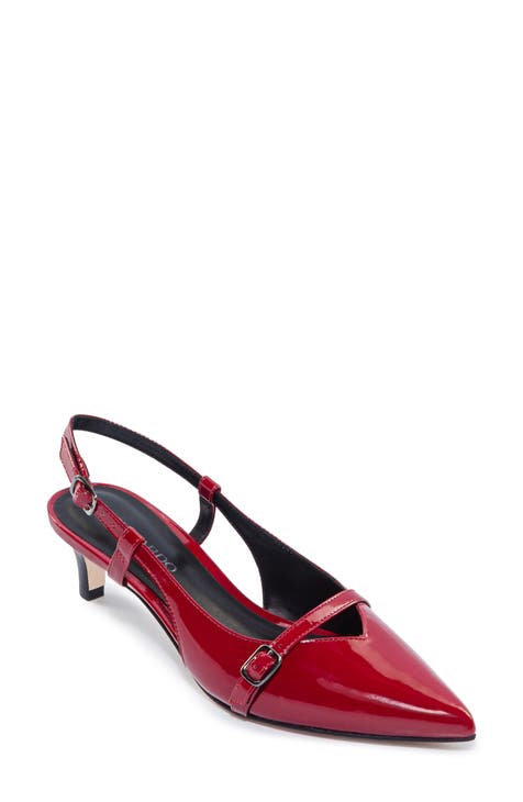 Women s Red Low Kitten Heels Nordstrom