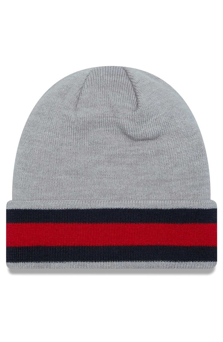 New Era Men's New Era Gray USMNT Banded Cuffed Knit Hat, Alternate, color, 