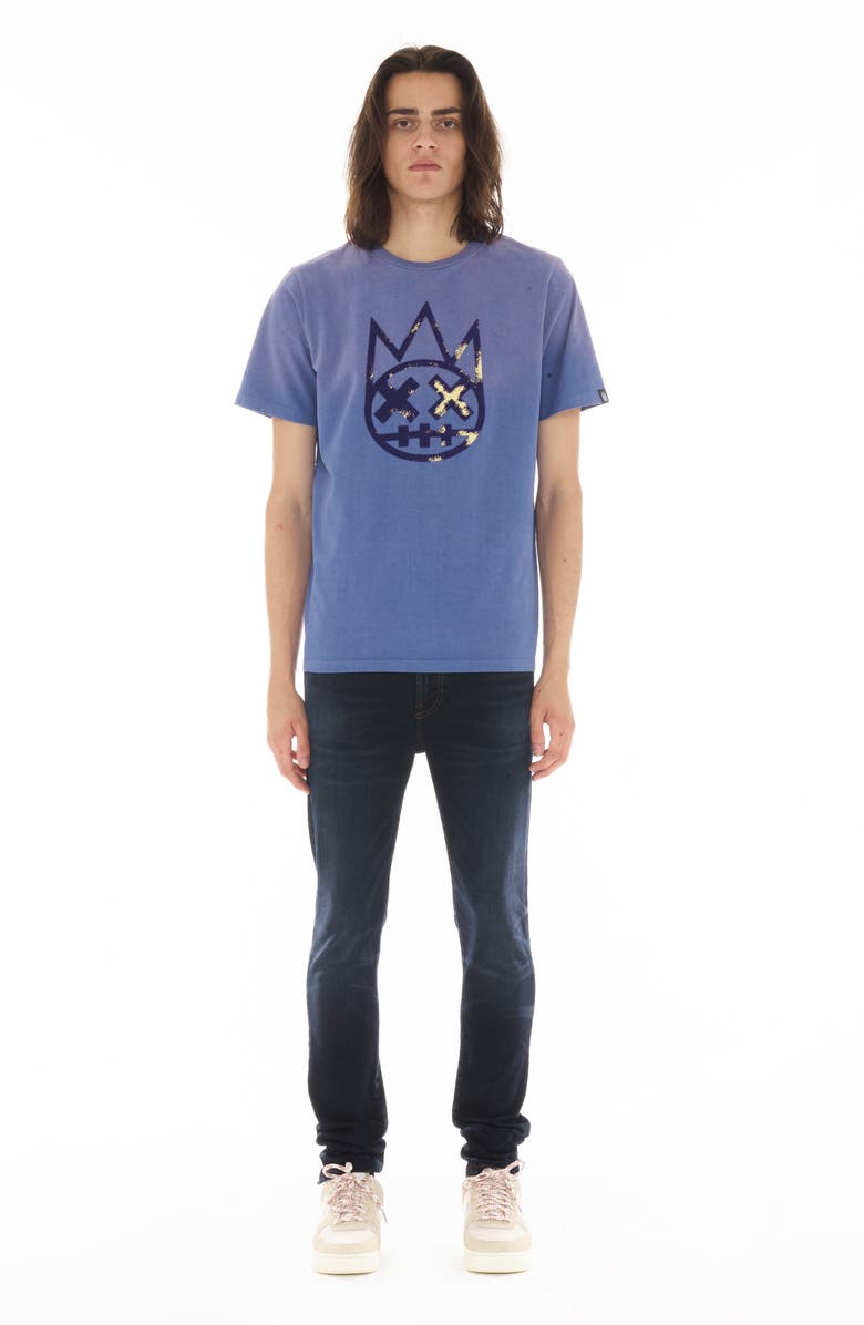 Cult of Individuality Punk Super Skinny Jeans, Alternate, color, Noir