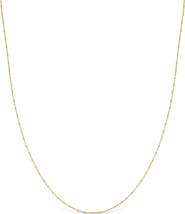 Bony Levy 14K Gold Beaded Chain Necklace