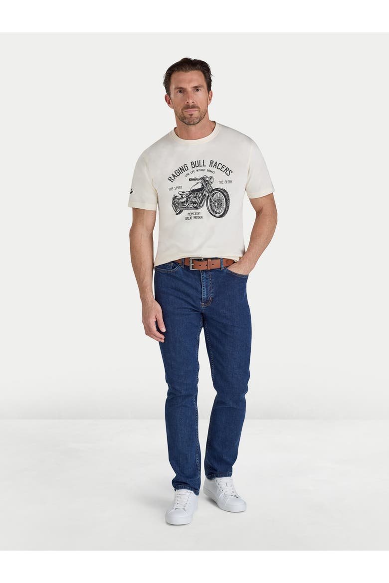RB Racers Printed T-Shirt, Alternate, color, Cream