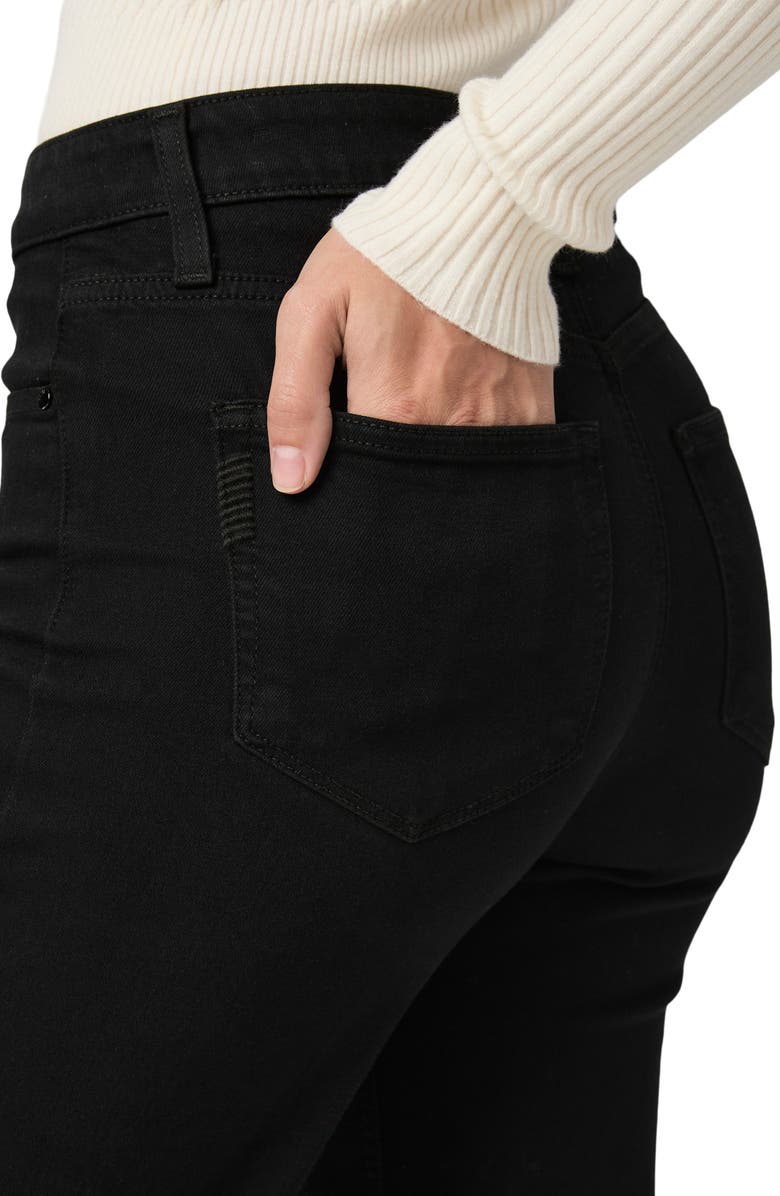 PAIGE Leenah High Waist Wide Leg Jeans, Alternate, color, Black Shadow