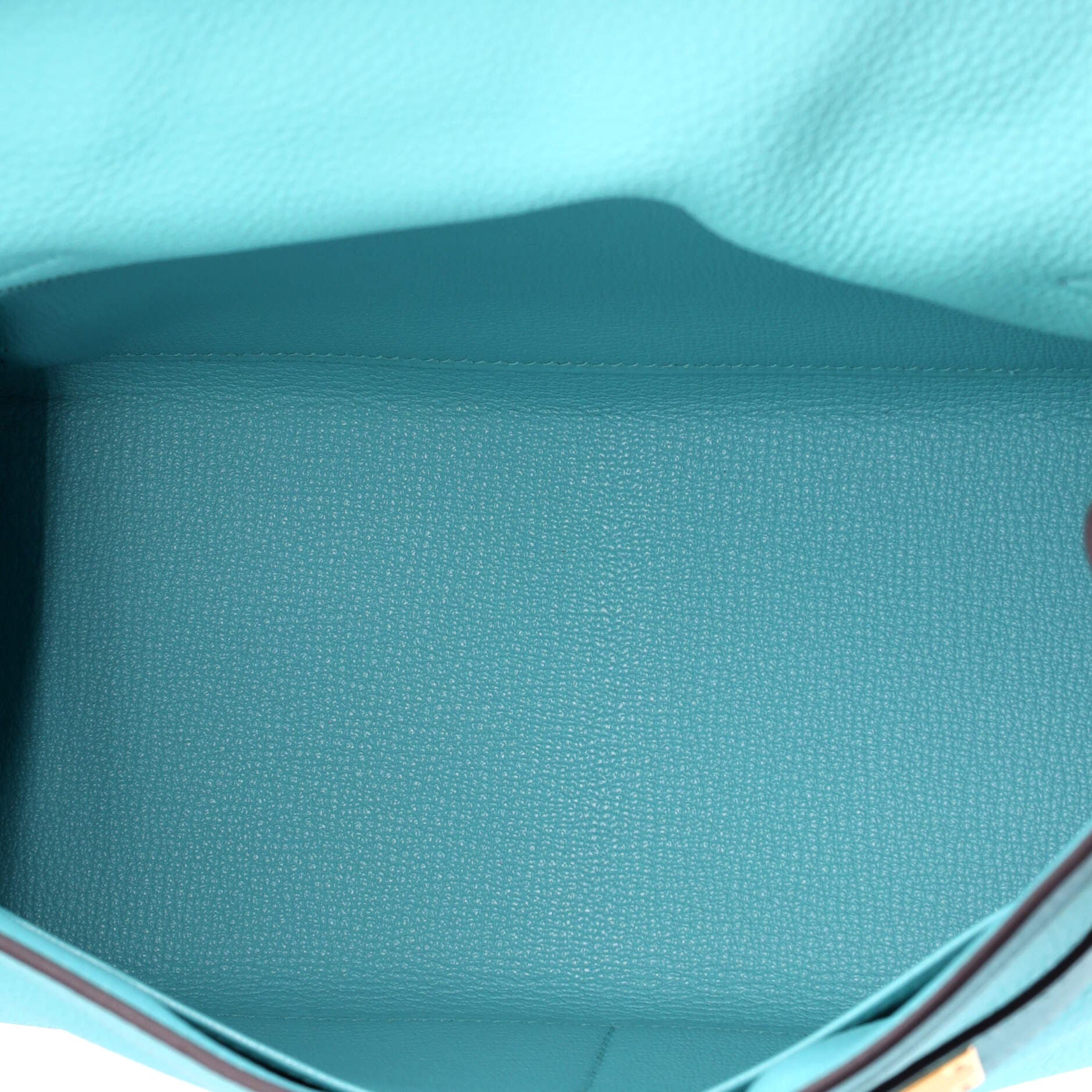 Pre-Owned Hermes Kelly Handbag Blue Togo with Gold Hardware 28, Alternate, color, Bleu Atoll