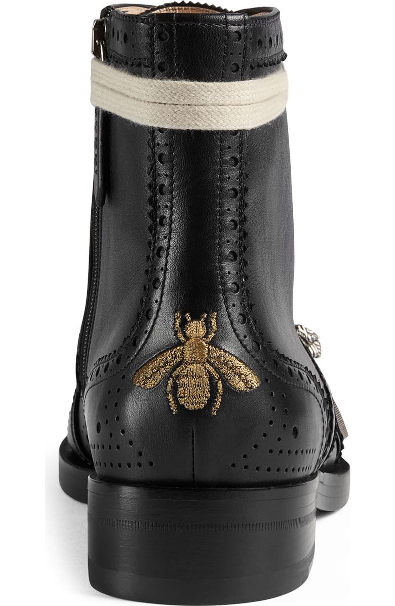 Gucci Queercore Combat Boot, Alternate, color,