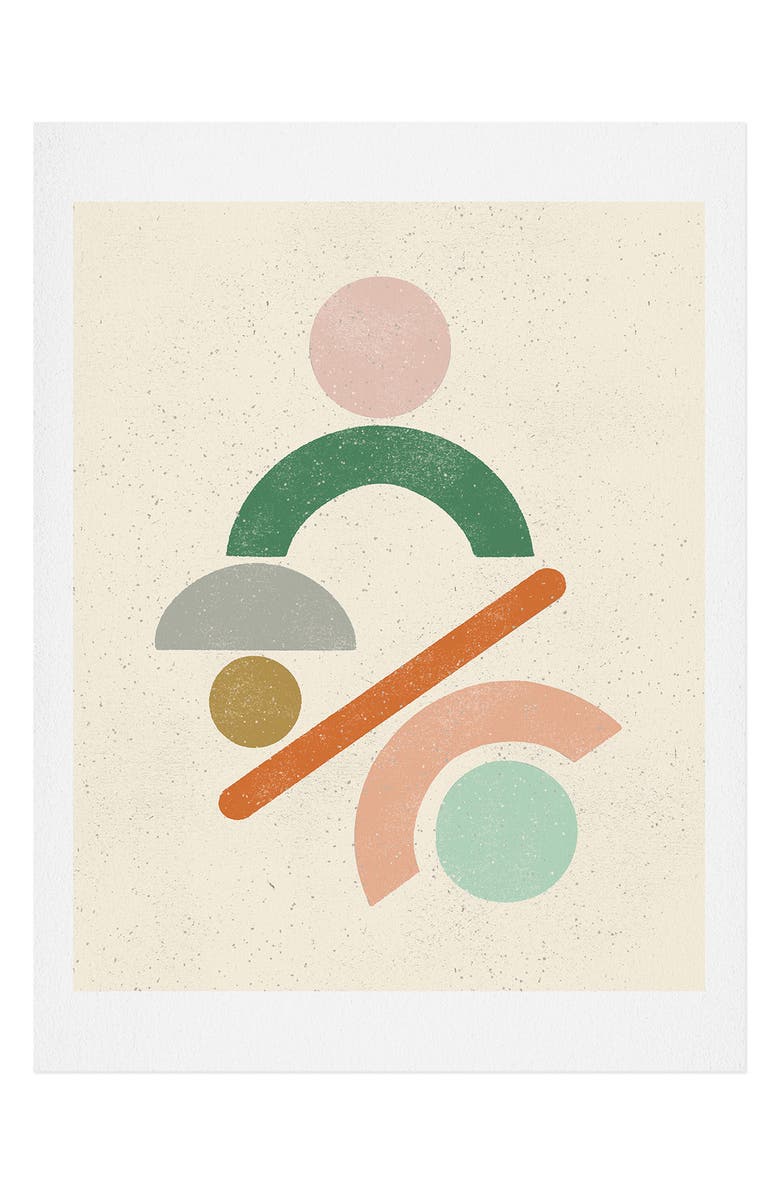 Deny Designs Mobile Shapes Art Print, Main, color, 