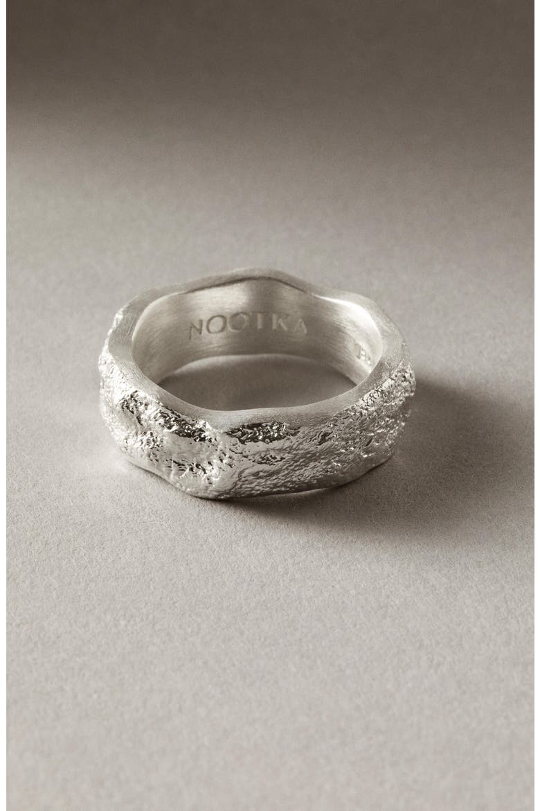 Chunky Ring Silver, Alternate, color, Silver