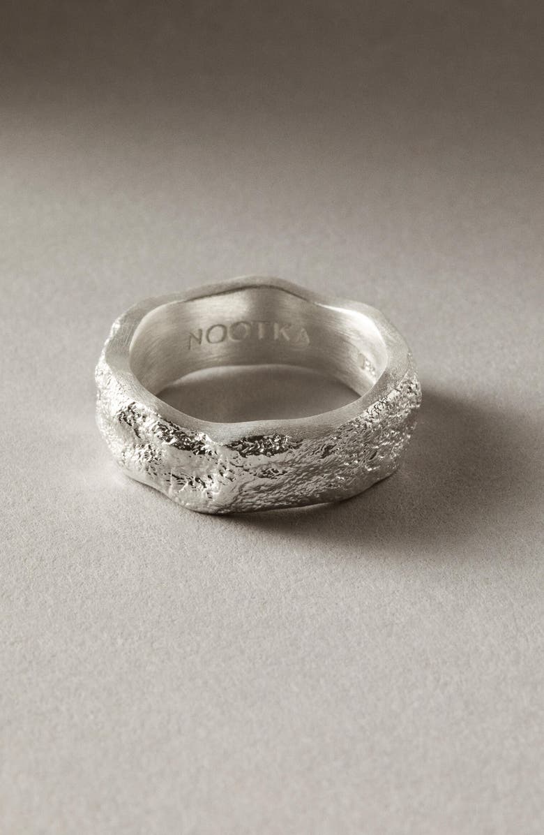 NOOTKA Chunky Ring Silver, Alternate, color, Silver