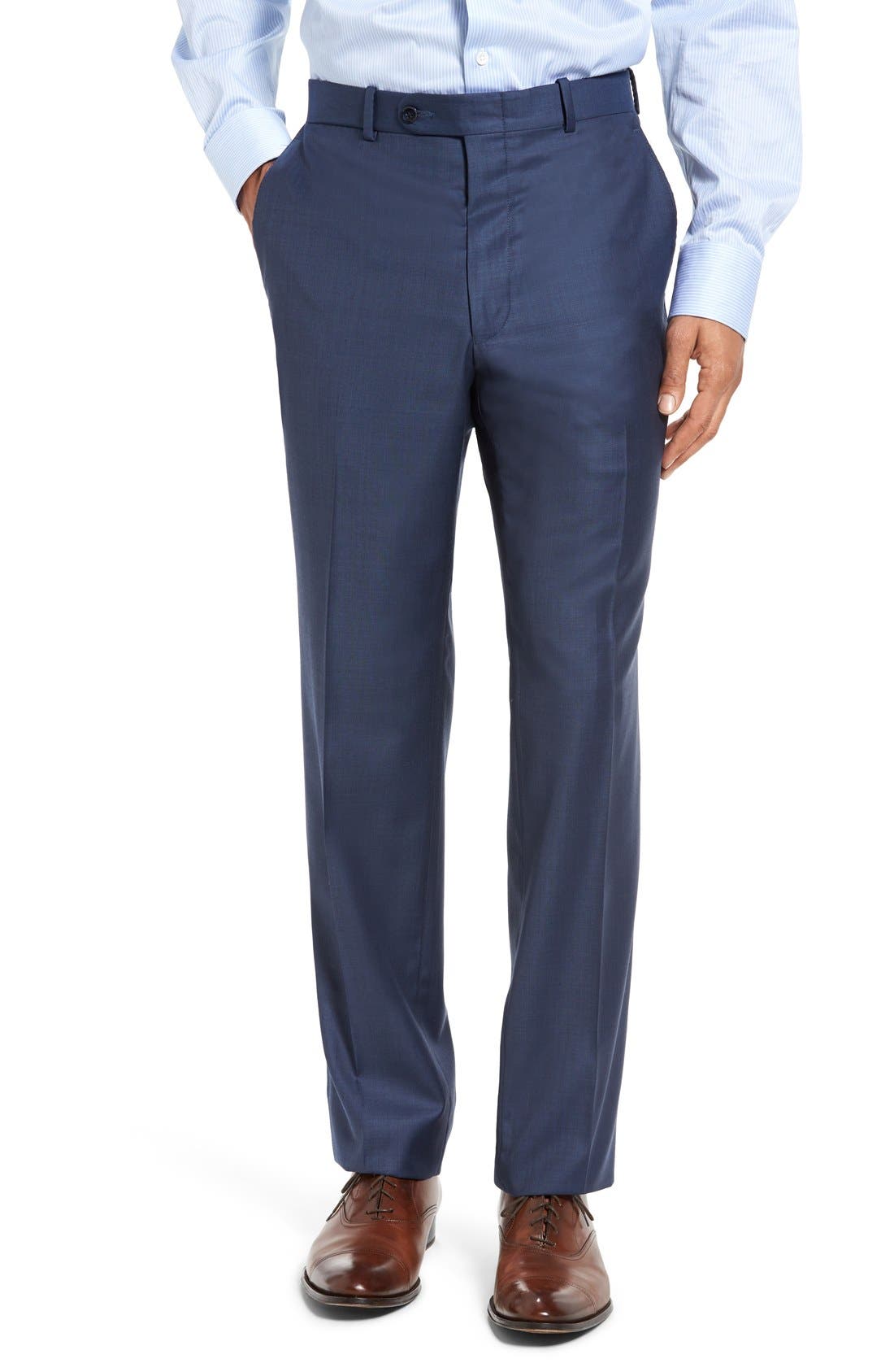 Мужские Peter Millar Flynn Classic Fit Blue Wool Suit — фото 8
