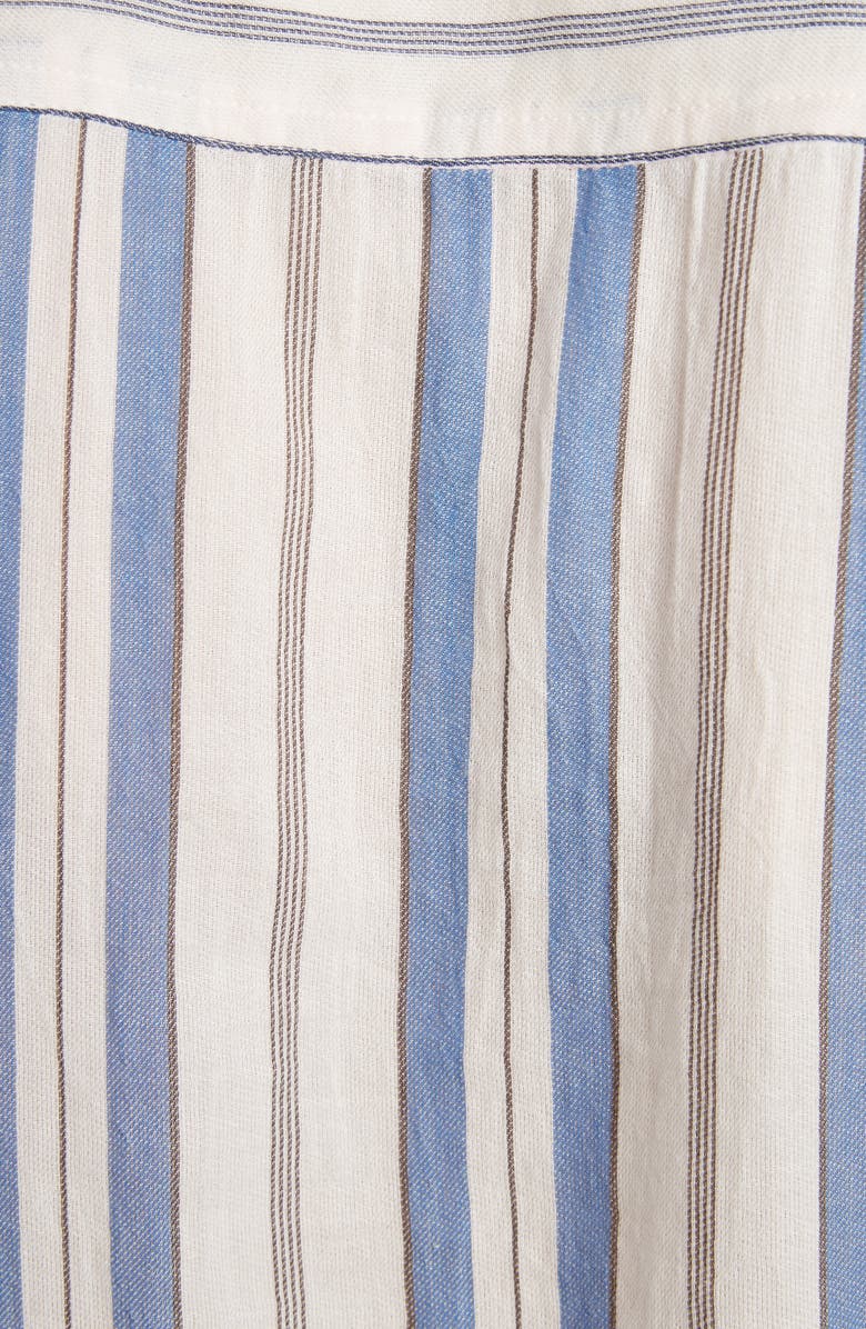 JW Anderson Pajama Stripe Tie Neck Blouse, Alternate, color, 