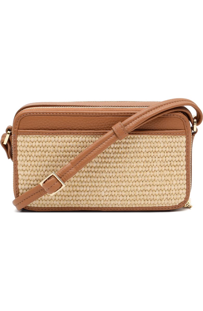 Thacker Riley Woven Crossbody Bag, Alternate, color, Natural/ Tan