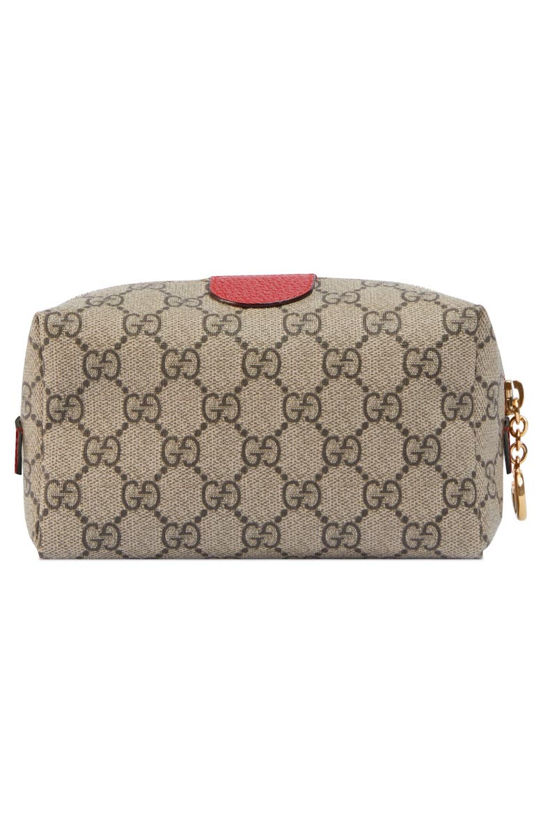 Gucci Small Ophidia Canvas Cosmetics Pouch, Alternate, color,