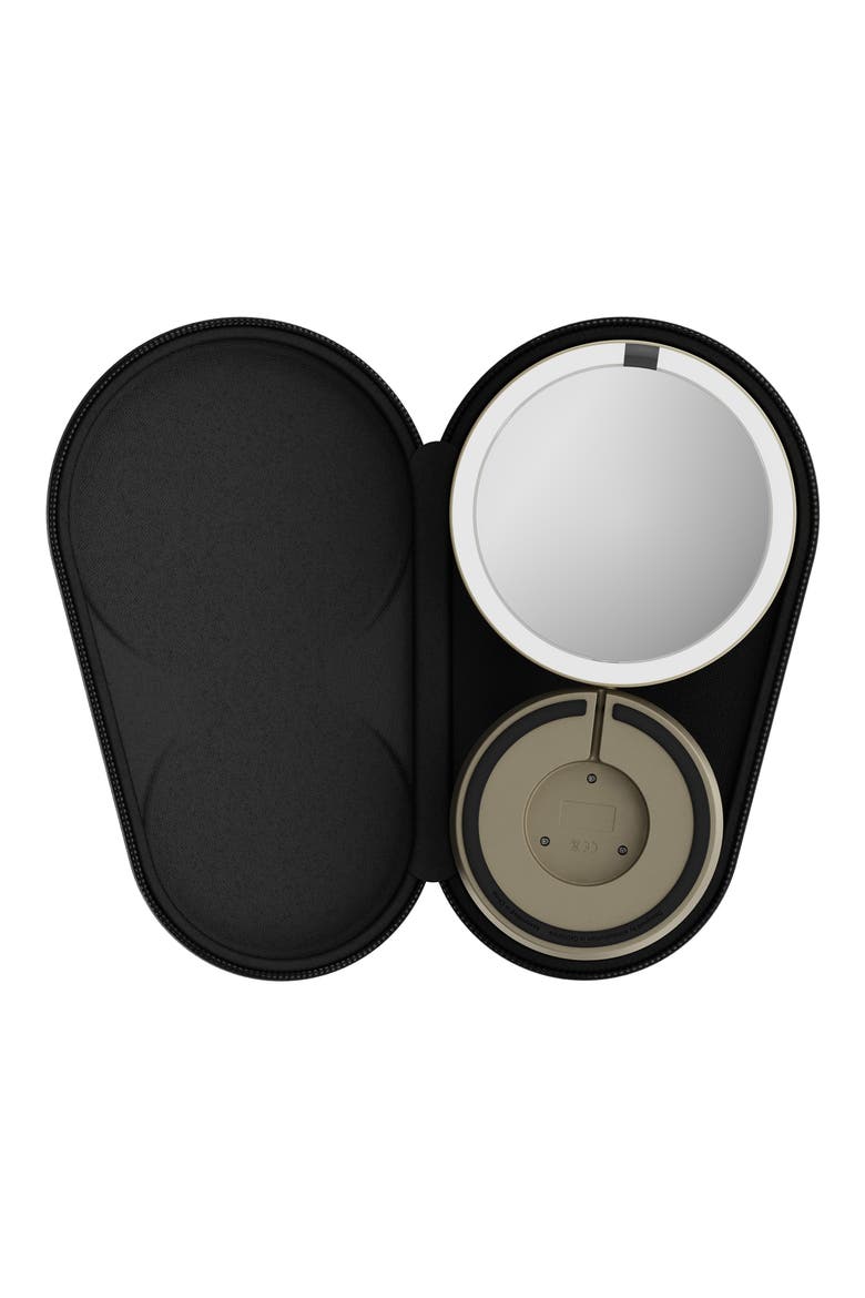 Sensor Travel Mirror, Alternate, color, MATTE GOLD STEEL
