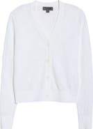 G/FORE Pointelle Knit Button Front Cardigan