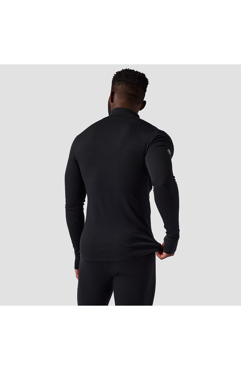 Backcountry Cedars Rws Merino Mid-Wt Baselayer 1/4-Zip Top - Men's, Alternate, color, Black