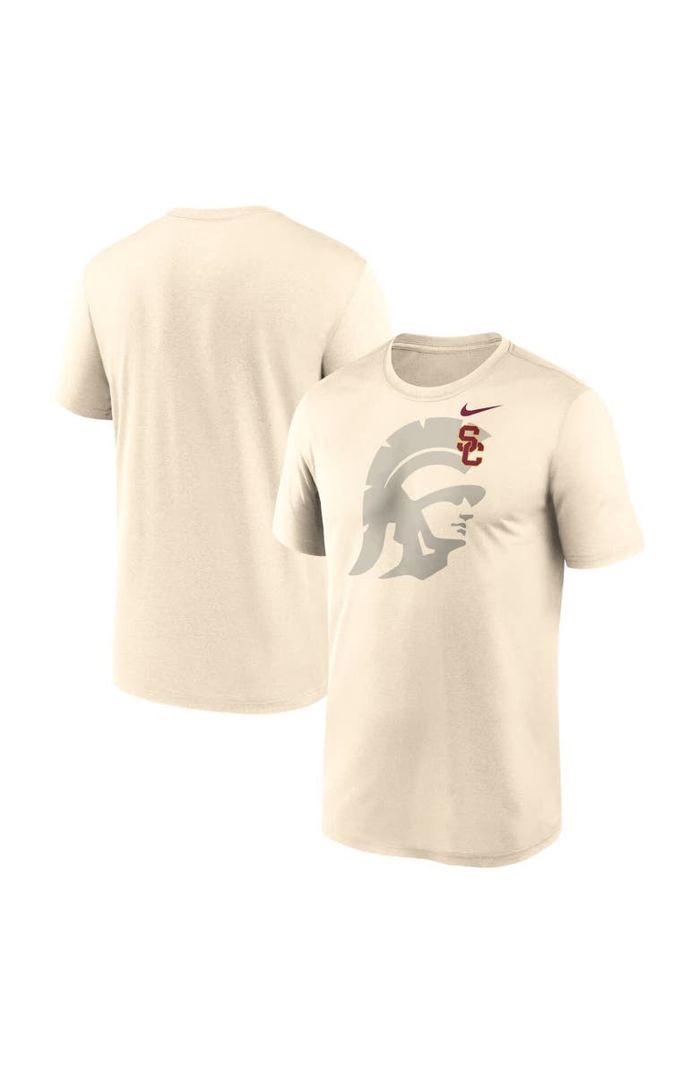 Nike Men's Nike Natural USC Trojans Campus Shadow Legend Performance T-Shirt, Alternate, color, Natural