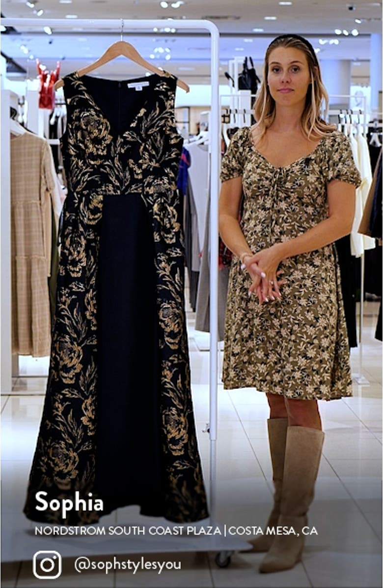 Sterling Metallic Jacquard Gown, sales video thumbnail