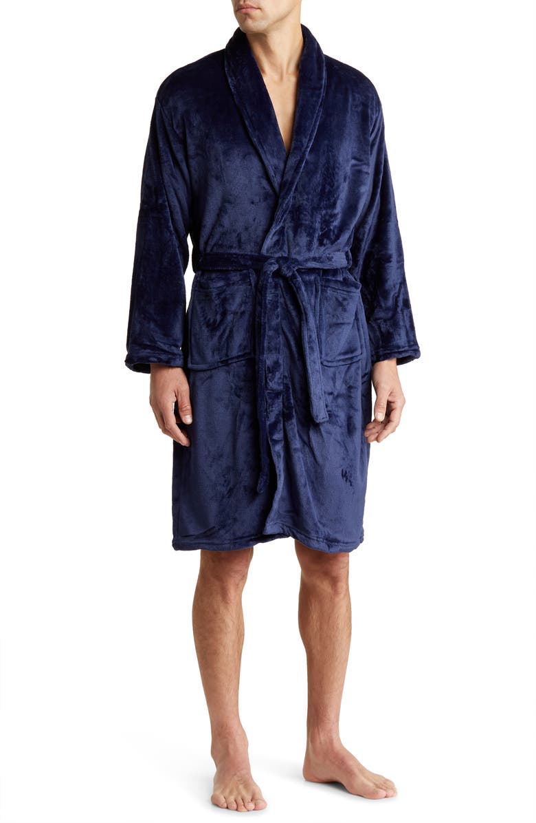 Ike Behar Solid Velour Robe, Main, color,
