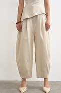 Topshop Pleated Barrel Pants