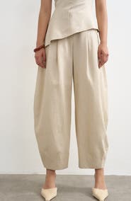 Topshop Pleated Barrel Pants