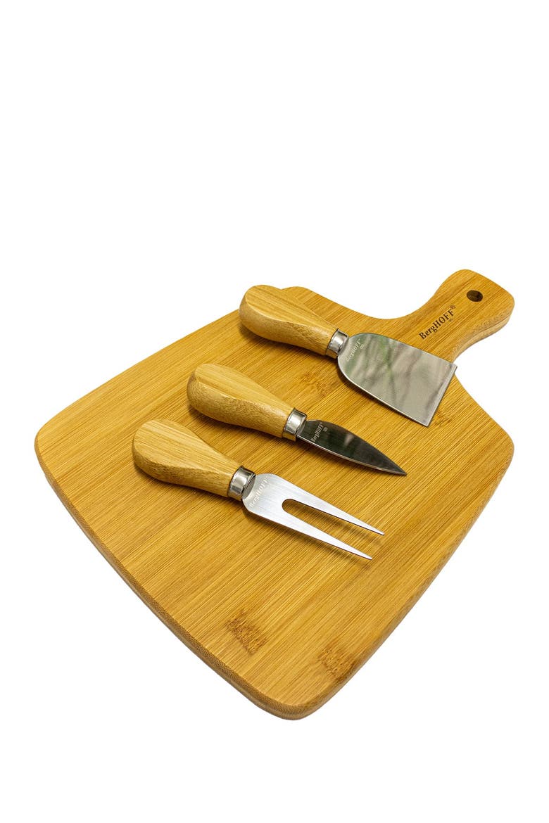 Bamboo Paddle Cutting Board, Alternate, color, BROWN