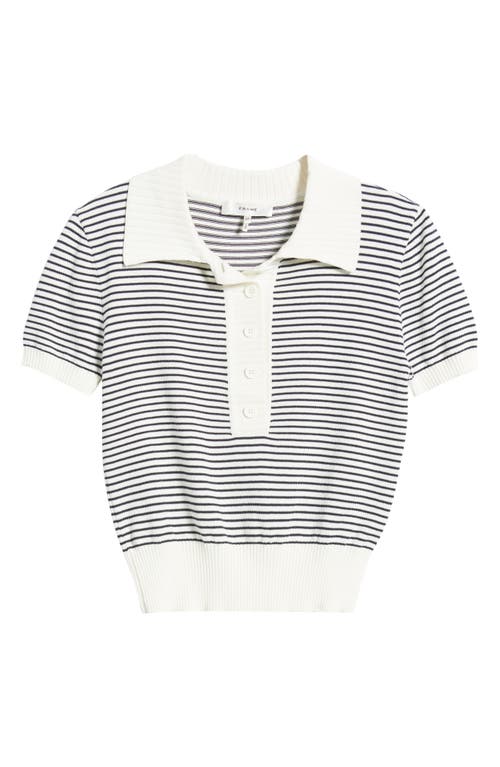 Shop Frame The Graduate Stripe Polo Sweater