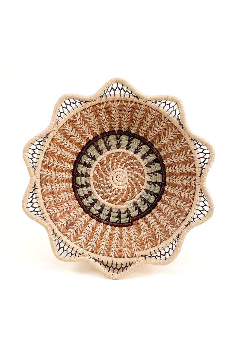 Mayan Hands Martina Basket, Main, color, Beige
