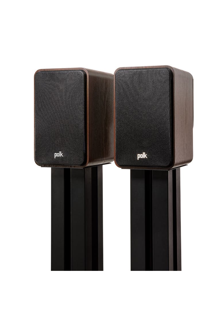 Signature Elite ES15 Compact Bookshelf Speakers - Pair, Alternate, color, Walnut