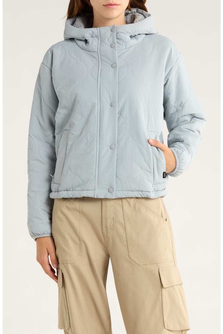 Encinitas Quilted Jacket, Alternate, color, QUARRY