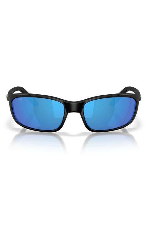 Brine II 59mm Polarized Rectangular Sunglasses