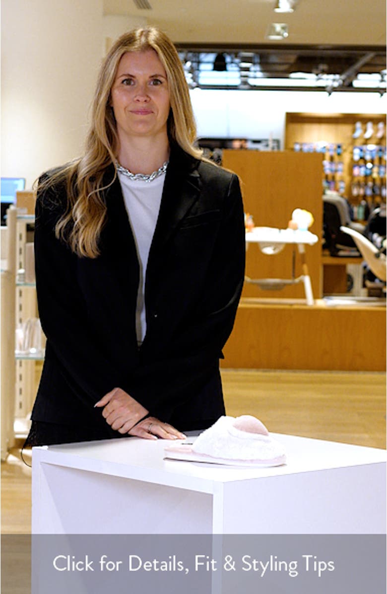 3D Heart Plush Faux Fur Slipper, sales video thumbnail