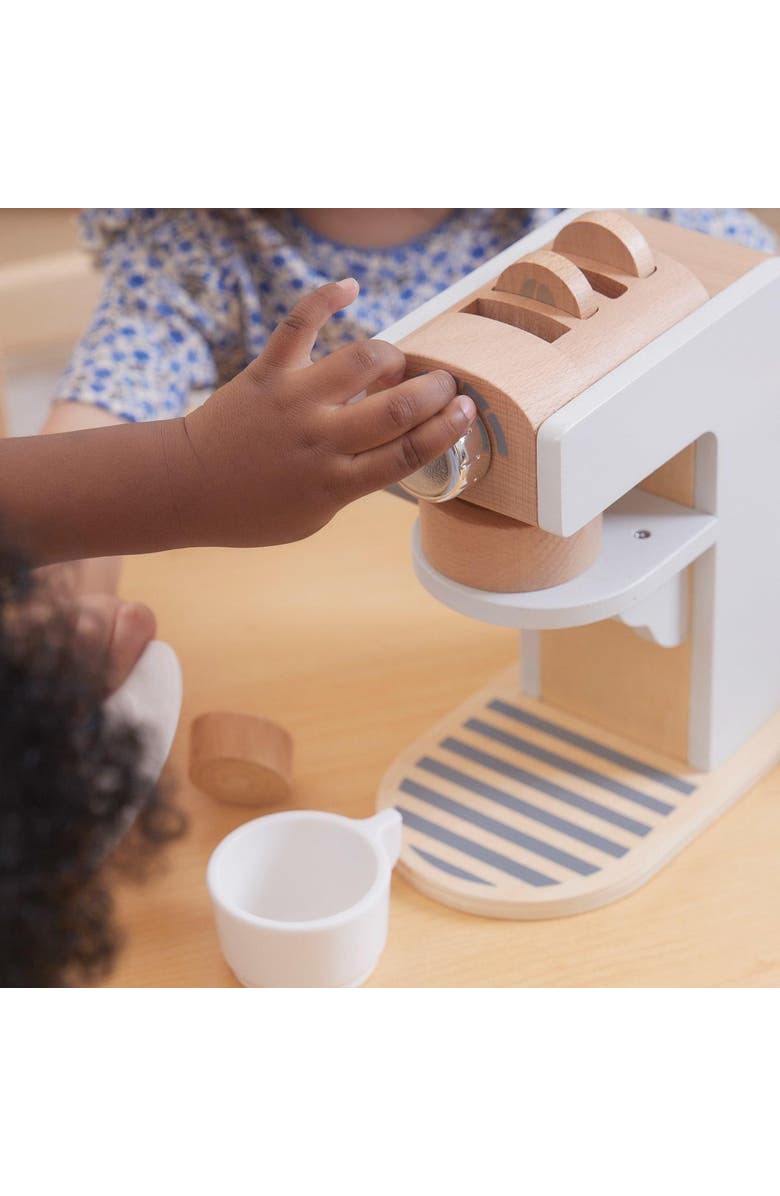 Kaplan Early Learning Company Pretend Play Coffee Maker, Alternate, color, Multicolored